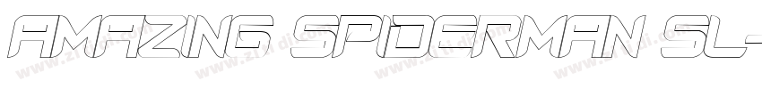 Amazing SpiderMan sl字体转换